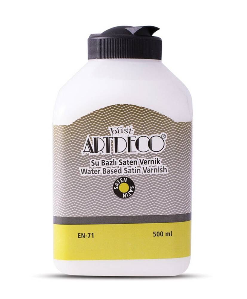 Artdeco Su Bazlı Saten Vernik 500 ml.