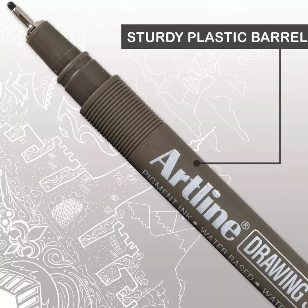 Artline Çizim Kalemi 0.1 mm Gri