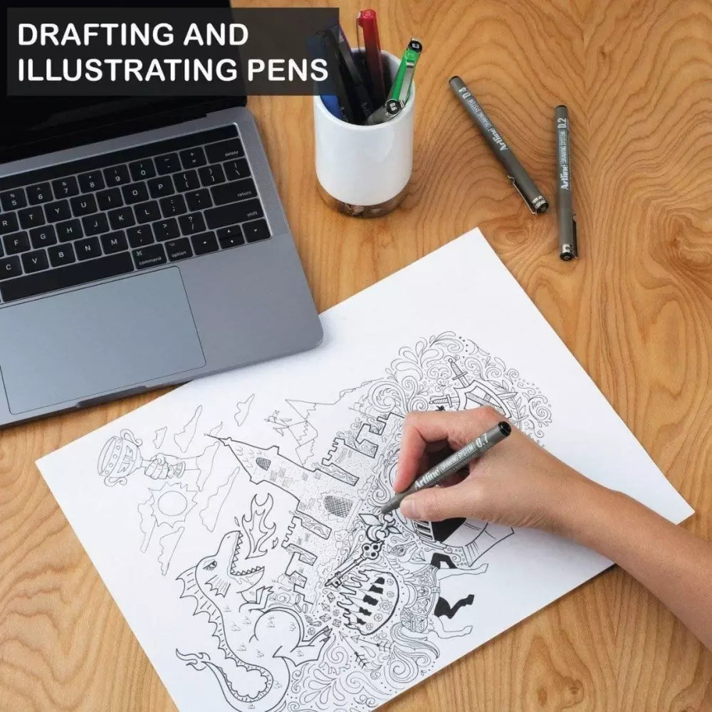 Artline Çizim Kalemi 0.3 mm Gri