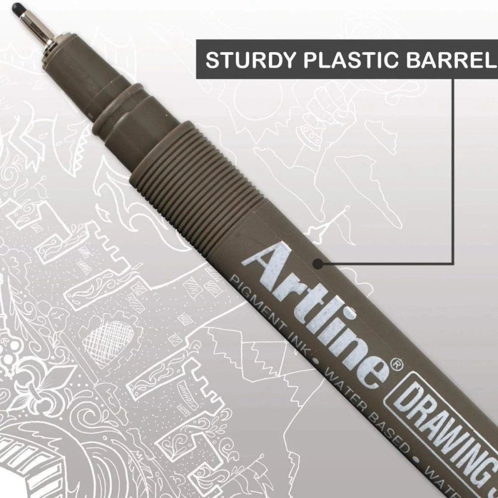 Artline Çizim Kalemi 0.6 mm Gri
