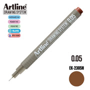 Artline Teknik Çizim Kalemi 0,05 mm Sepia
