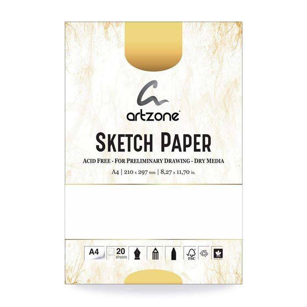 Artzone A4 Çizim Kağıdı 120 Gram 20 Yaprak