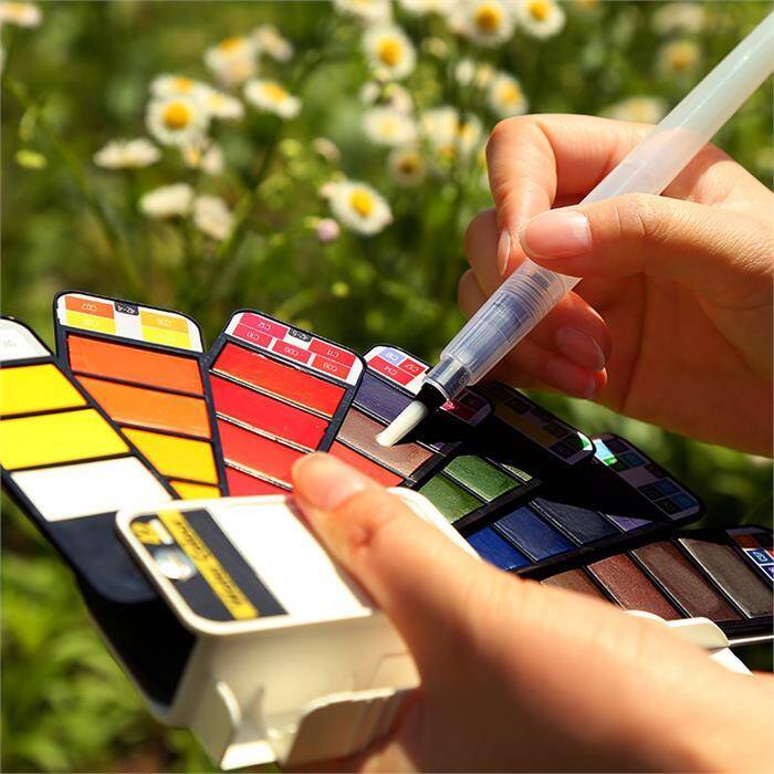 Artzone Taşınabilir Suluboya Seti 33 Renk