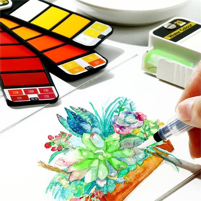 Artzone Taşınabilir Suluboya Seti 33 Renk
