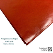 Awagami Ahar Japanese Paper 80x110 cm Flag Red 65 gr