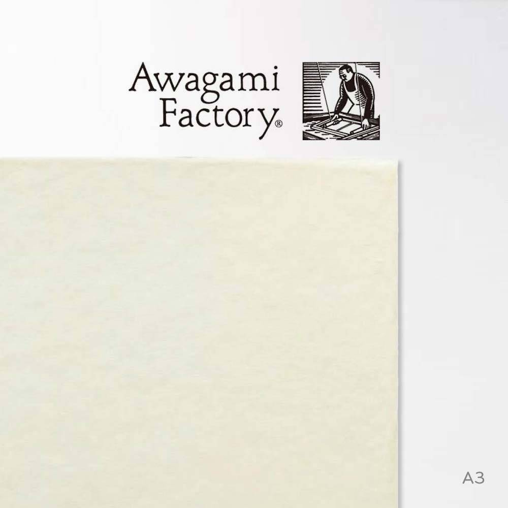 Awagami Japon Dijital Baskı Kağıdı Bizan Natural Thick A3+ IJ-3237