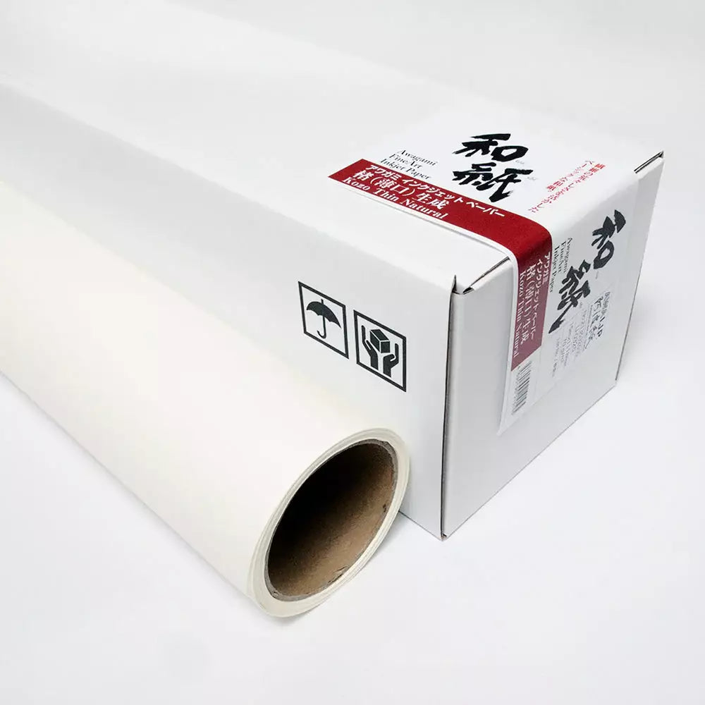 Awagami Japon Kağıdı Inkjet IJ-0325 Kozo Thin Natural Roll 111.8x15 m
