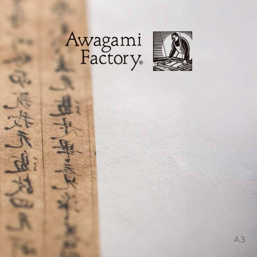 Awagami Japon Dijital Baskı Kağıdı Murakumo Kozo White A3+ IJ-1407