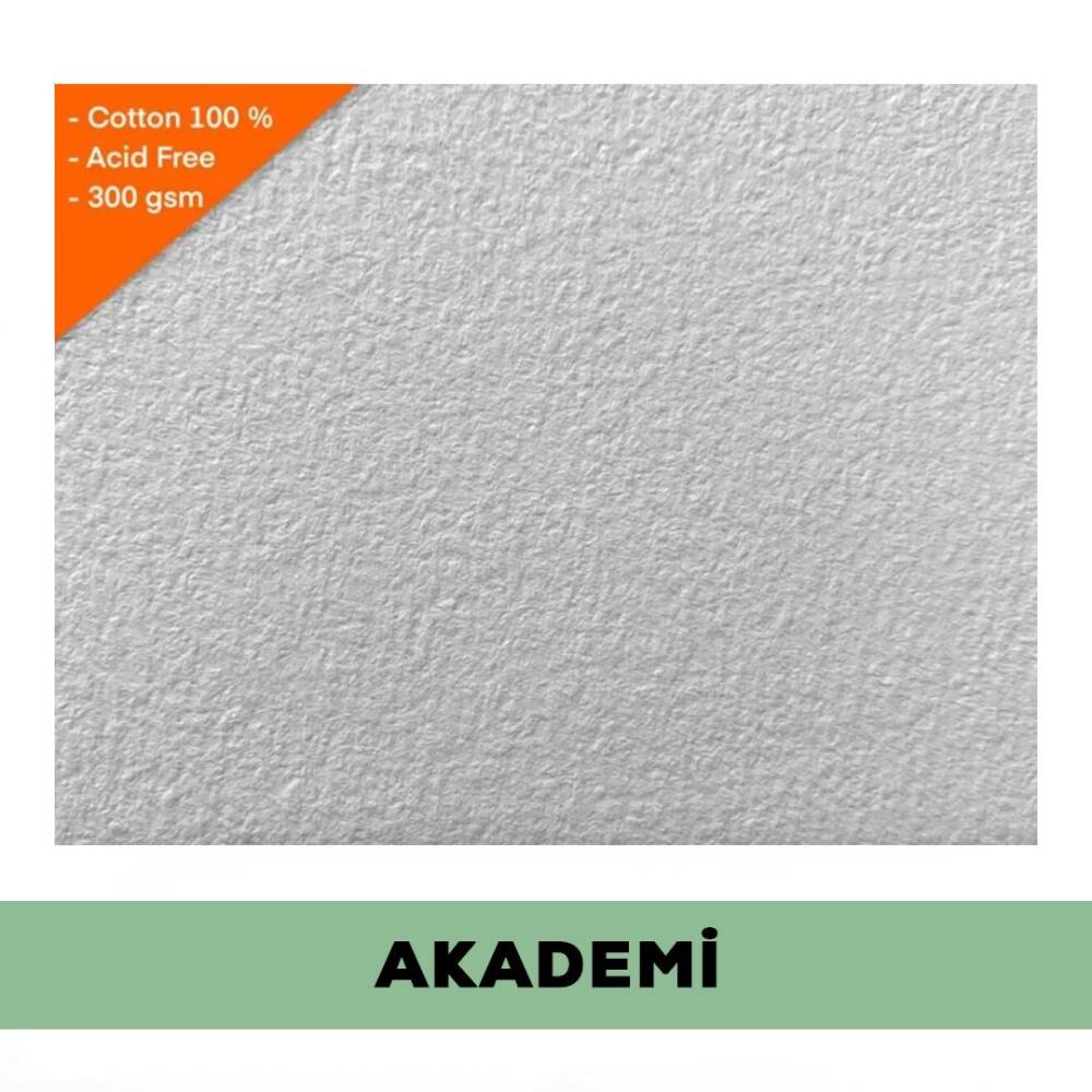 Baohong Suluboya Kağıdı Akademi %100 Pamuk 300 gr 38x56 cm Cold Press