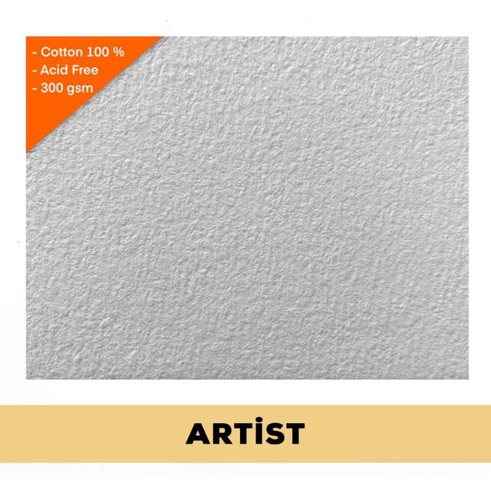 Baohong Suluboya Kağıdı Artist %100 Pamuk 300 gr 56x76 cm Rough