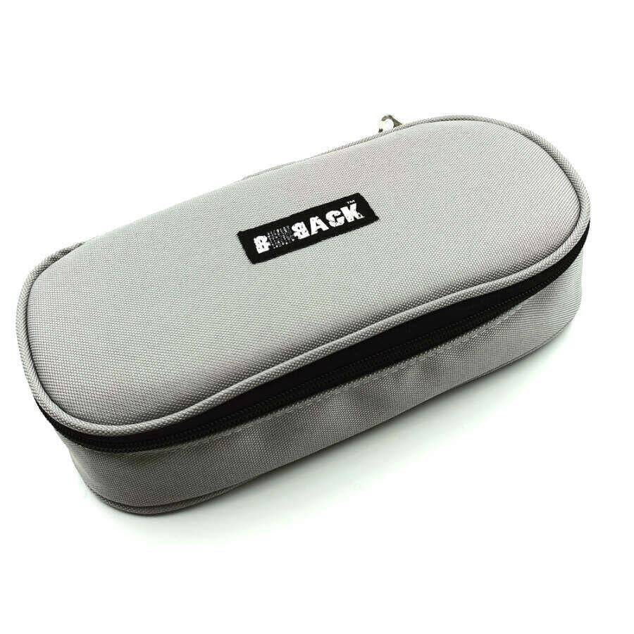 Bback Kumaş Oval Kalem Kutusu Gri Kod: 318