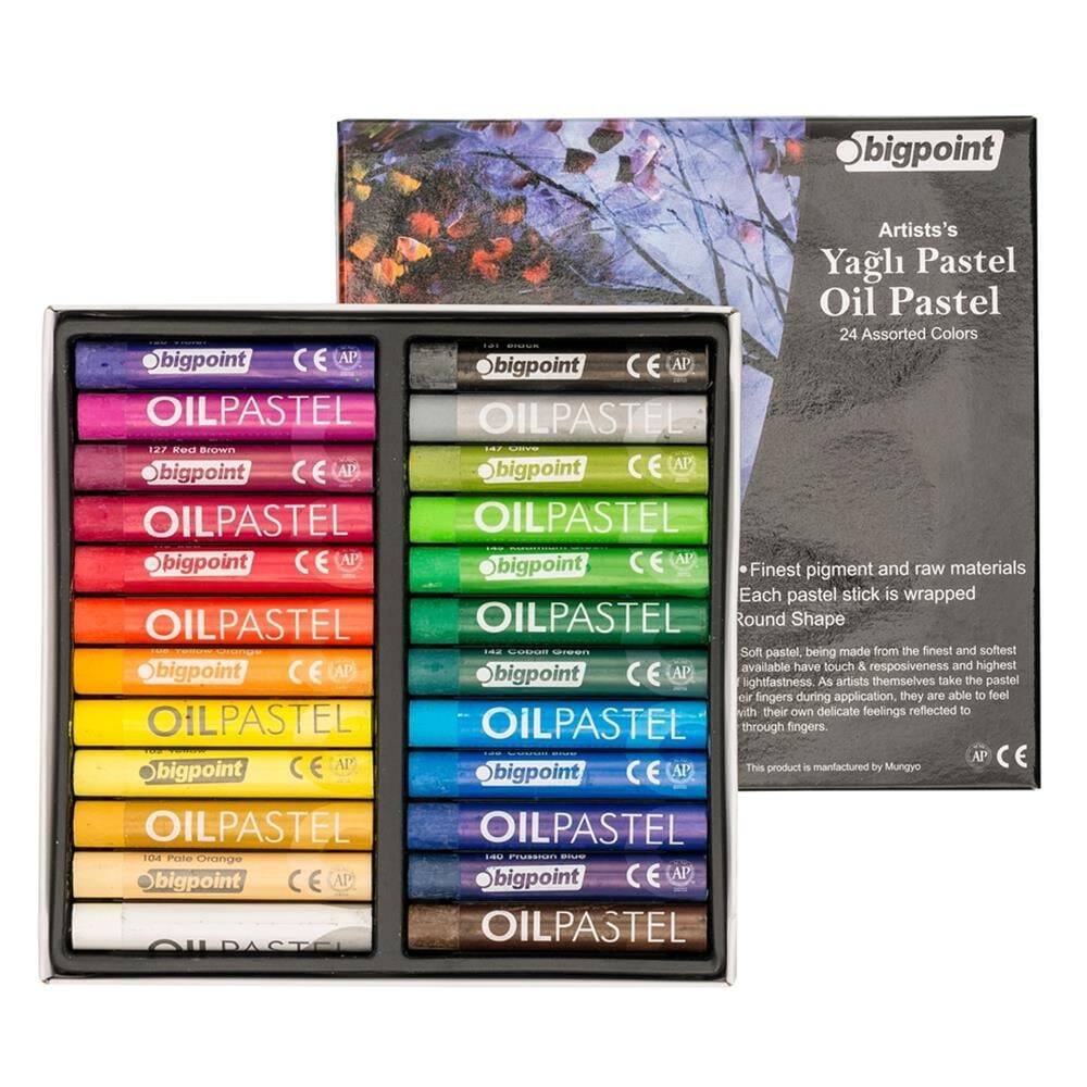 Bigpoint Yağlı Pastel Boya 24 lü