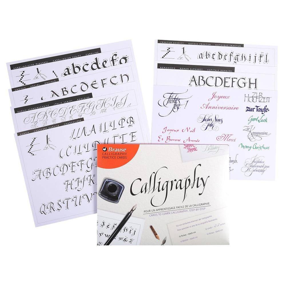 Brause Calligraphy Practice Cads 32x25 cm 12'li