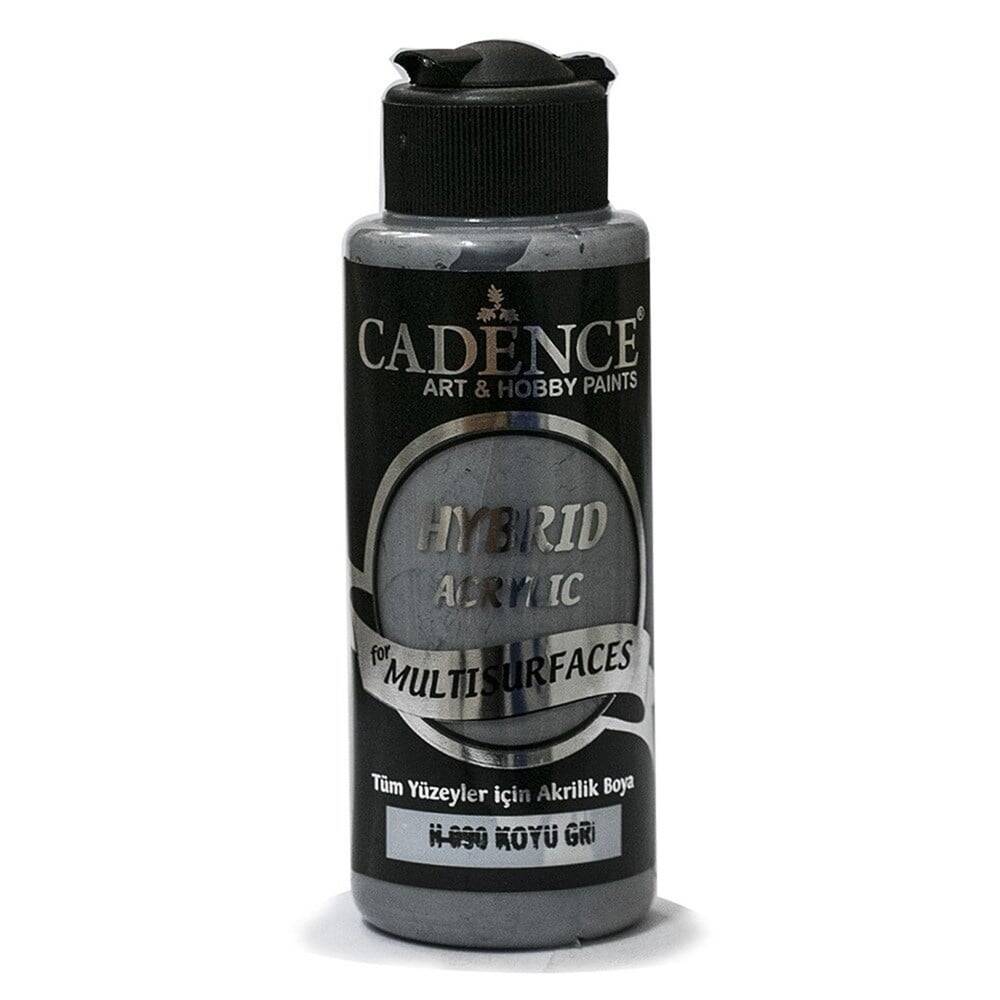 Cadence Akrilik Boya 120ml H-090 Koyu Gri