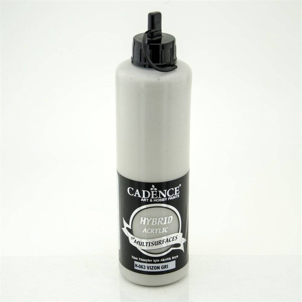 Cadence Akrilik Boya 500ml H-063 Vızon Gri