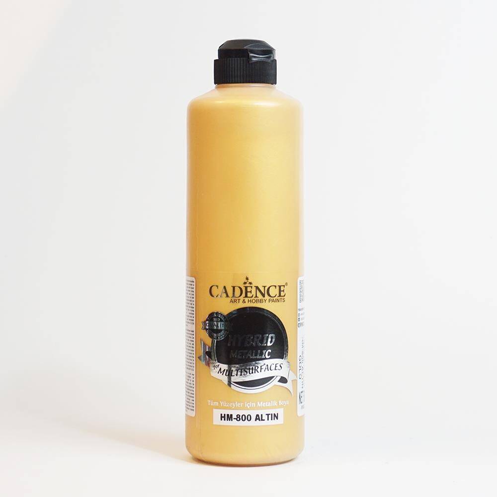 Cadence Akrilik Boya 500ml H-800 Altın