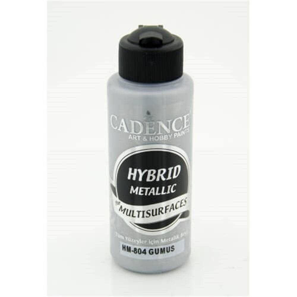 Cadence Akrilik Boya 500ml H-804 Gümüş
