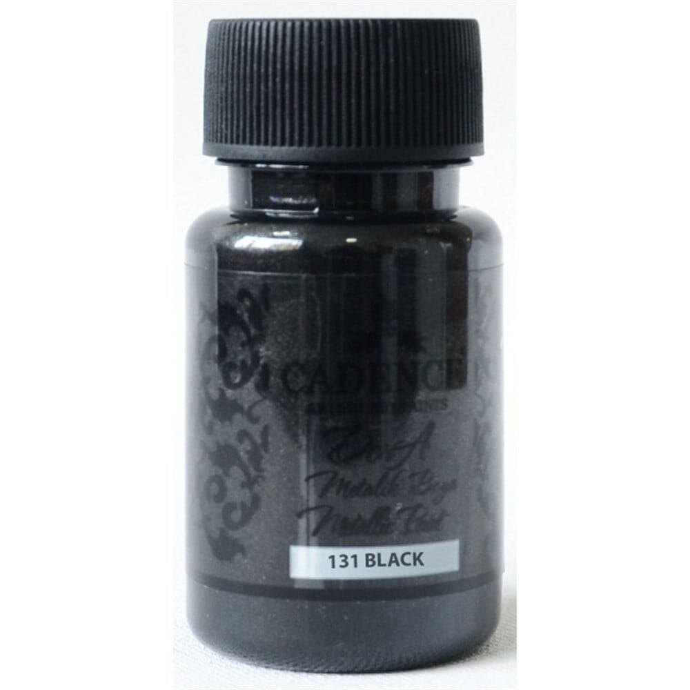 Cadence Dora Metalik Boya 50ml 131 Black