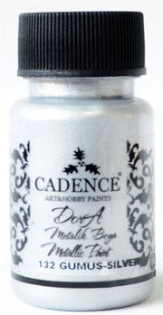 Cadence Dora Metalik Boya 50ml 132 Gümüş