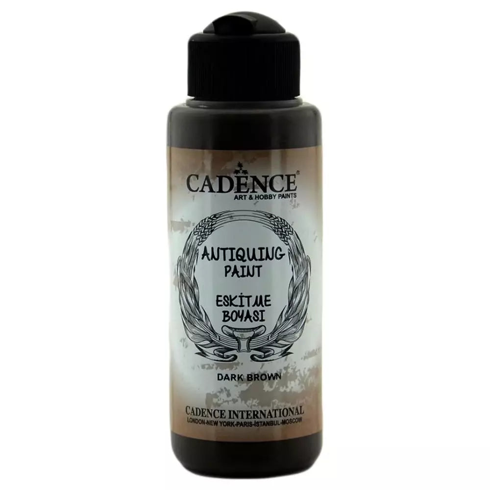 Cadence Eskitme Boyası 120 ml Koyu Kahve 300