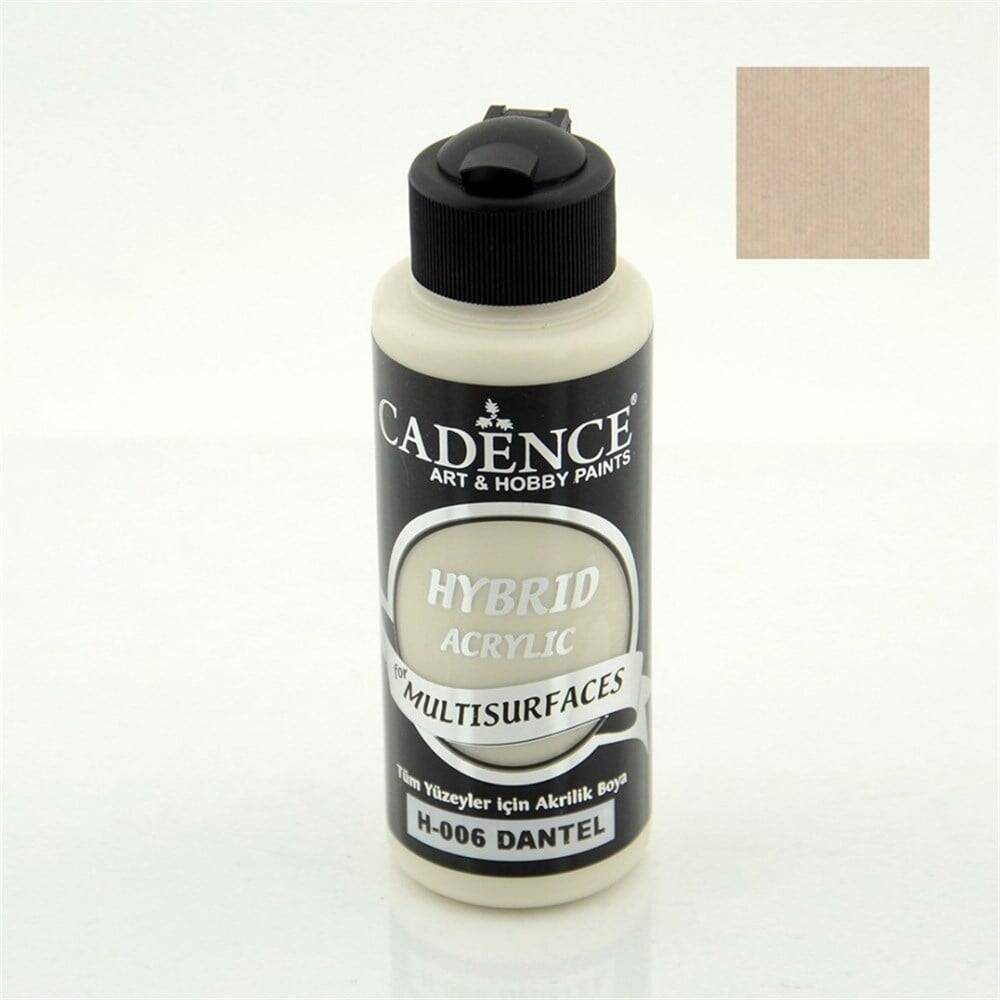 Cadence Hybrid Multisurface Akrilik Boya 120 ml H006 Dantel