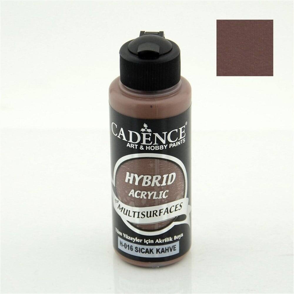Cadence Hybrid Multisurface Akrilik Boya 120 ml H016 Sıcak Kahve