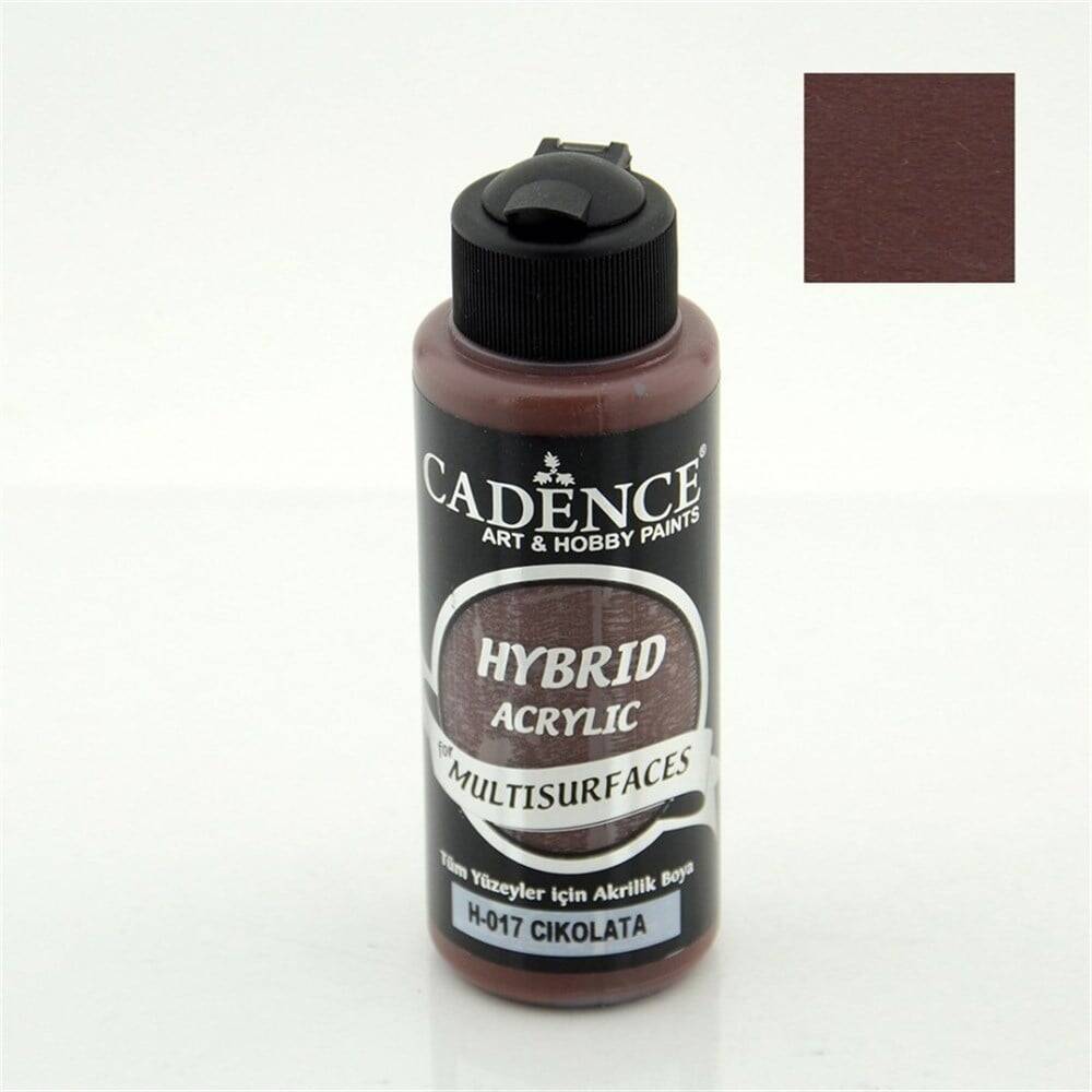 Cadence Hybrid Multisurface Akrilik Boya 120 ml H017 Çikolata