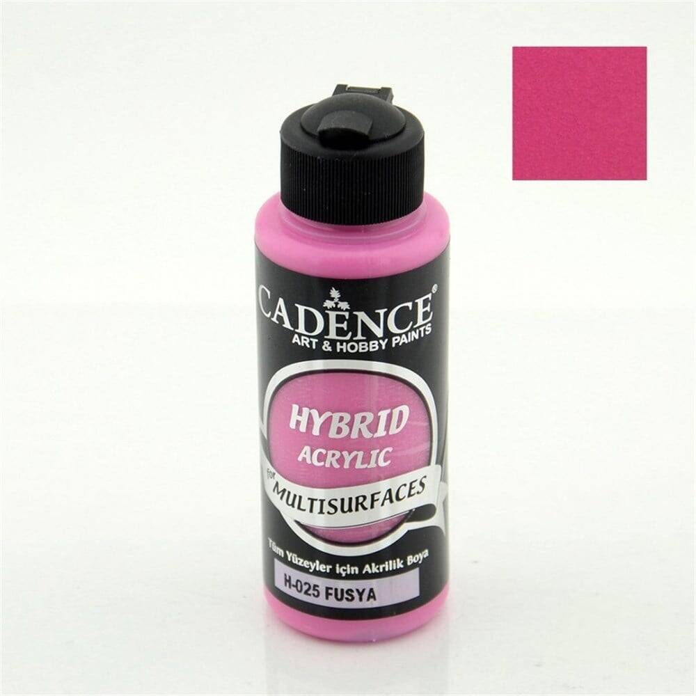 Cadence Hybrid Multisurface Akrilik Boya 120 ml H025 Fuşya
