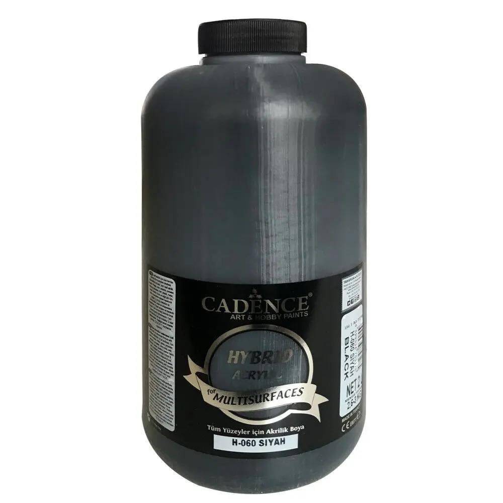 Cadence Hybrid Multisurface Akrilik Boya 2 L H060 Siyah