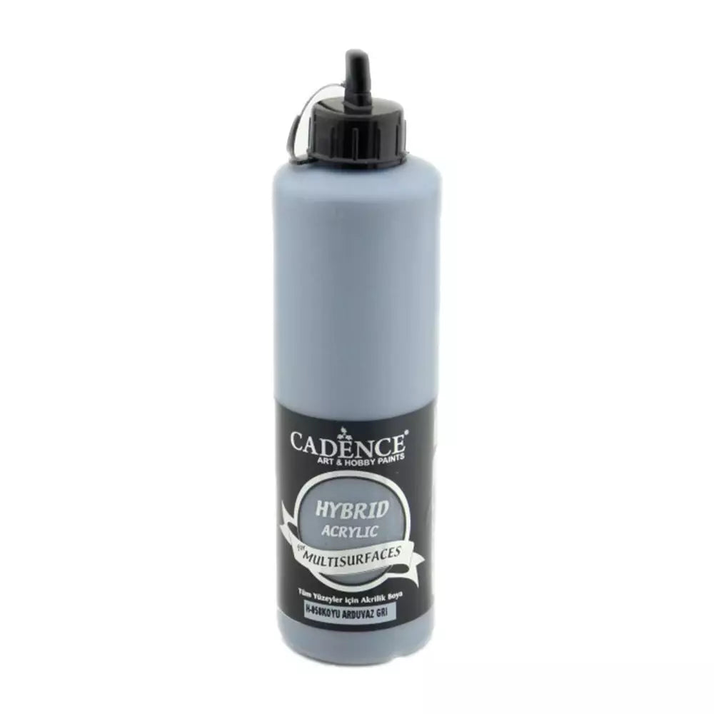 Cadence Hybrid Multisurface Akrilik Boya 500 ml H058 Koyu Arduvaz Gri