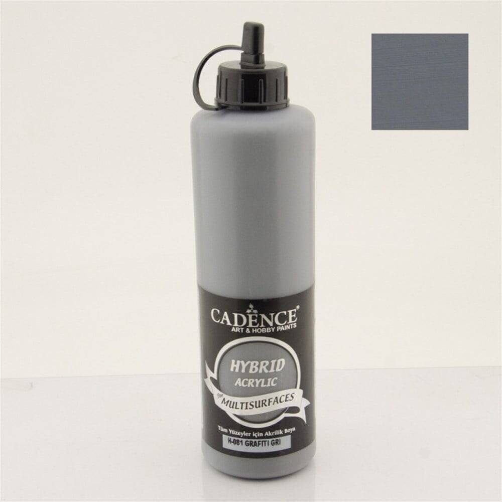 Cadence Hybrid Multisurface Akrilik Boya 500 ml H081 Grafıyı Grı