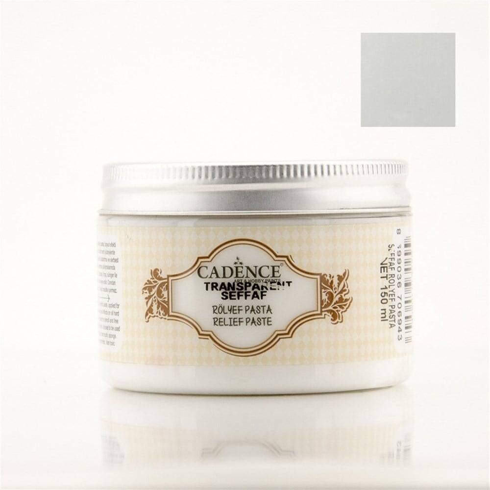 Cadence Şeffaf Rölyef Pasta 150 ml