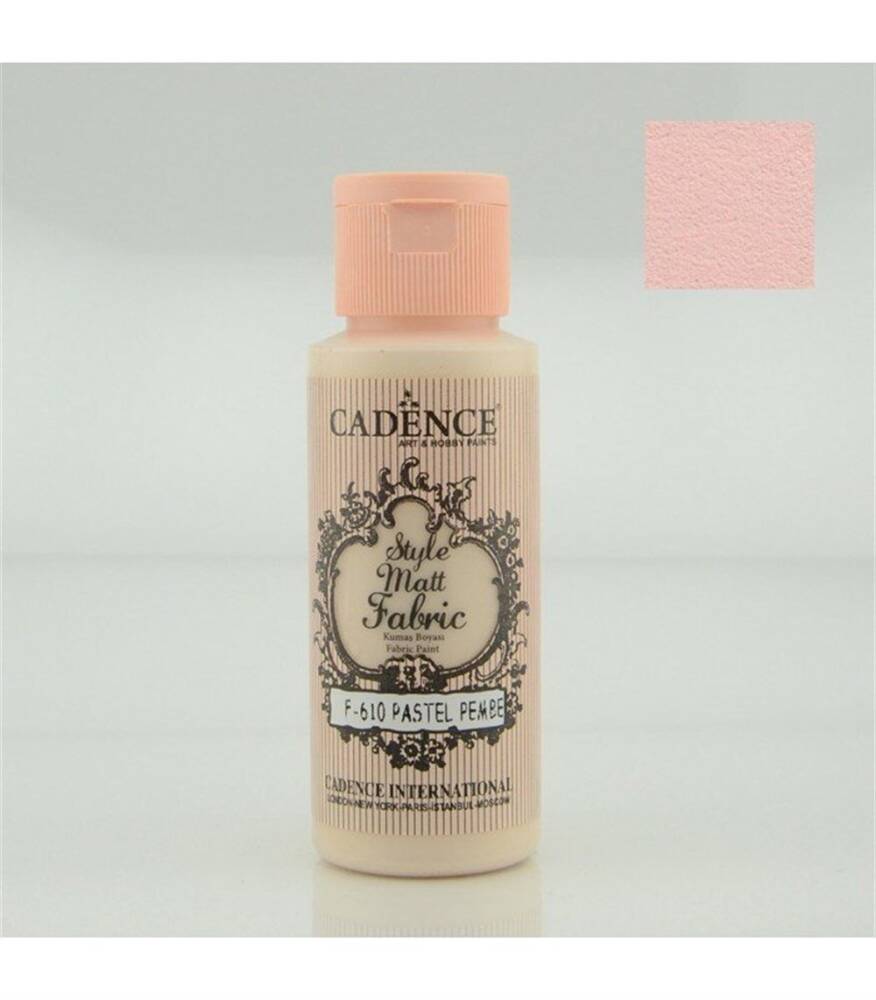 Cadence Style Matt Kumaş Boyası 59 ml 610 Pastel Pembe