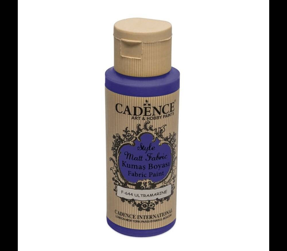Cadence Style Matt Kumaş Boyası 59 Ml 644 Ultramarine