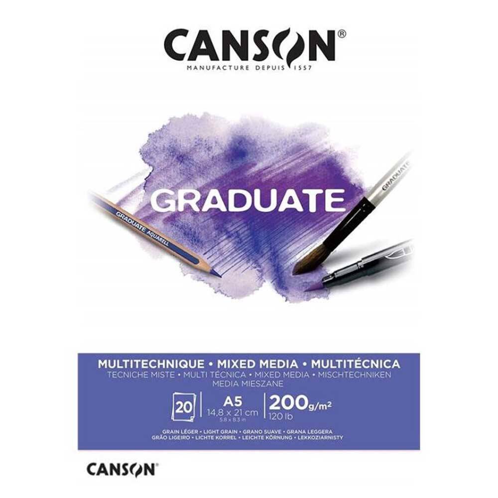 Canson Mix Media Imagine A5 200G 20Sayfa