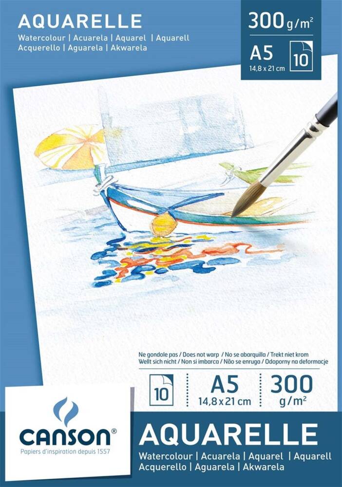 Canson Leiseure Suluboya Defteri 300 Gr A5 10 Sayfa