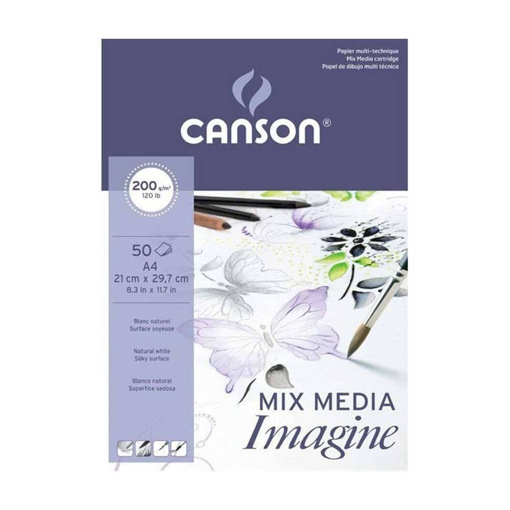 Canson Mix Media Imagine A4 200G 50Sayfa