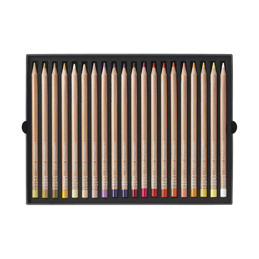 Caran d'Ache Luminance 6901 Kuru Boya Kalem Seti 40 Renk