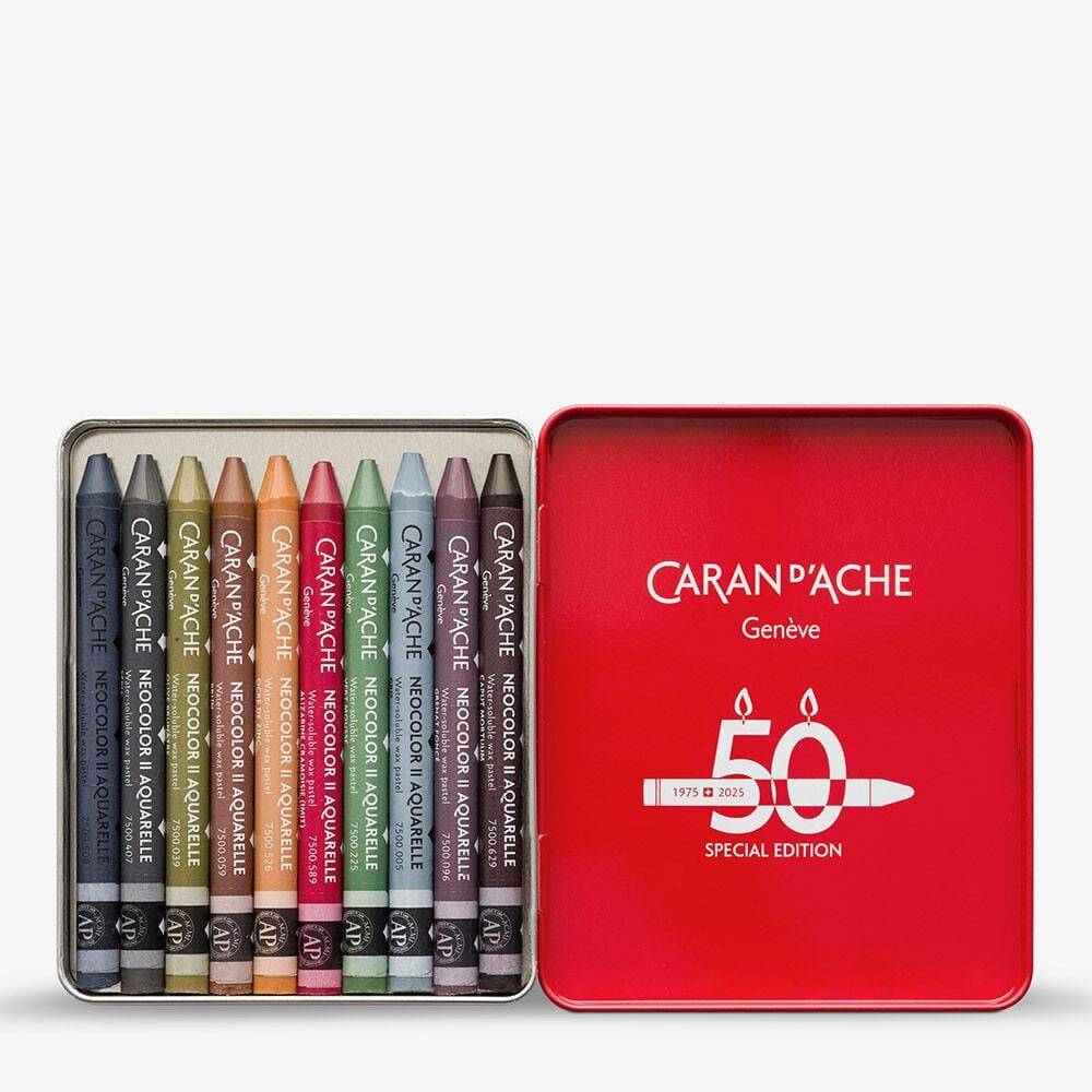 Caran d'Ache Neo Pastel Seti Dark 10 Renk