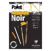Clairefontane Paint-On Karışık Teknik Siyah Blok A5 250gr 20 Yaprak