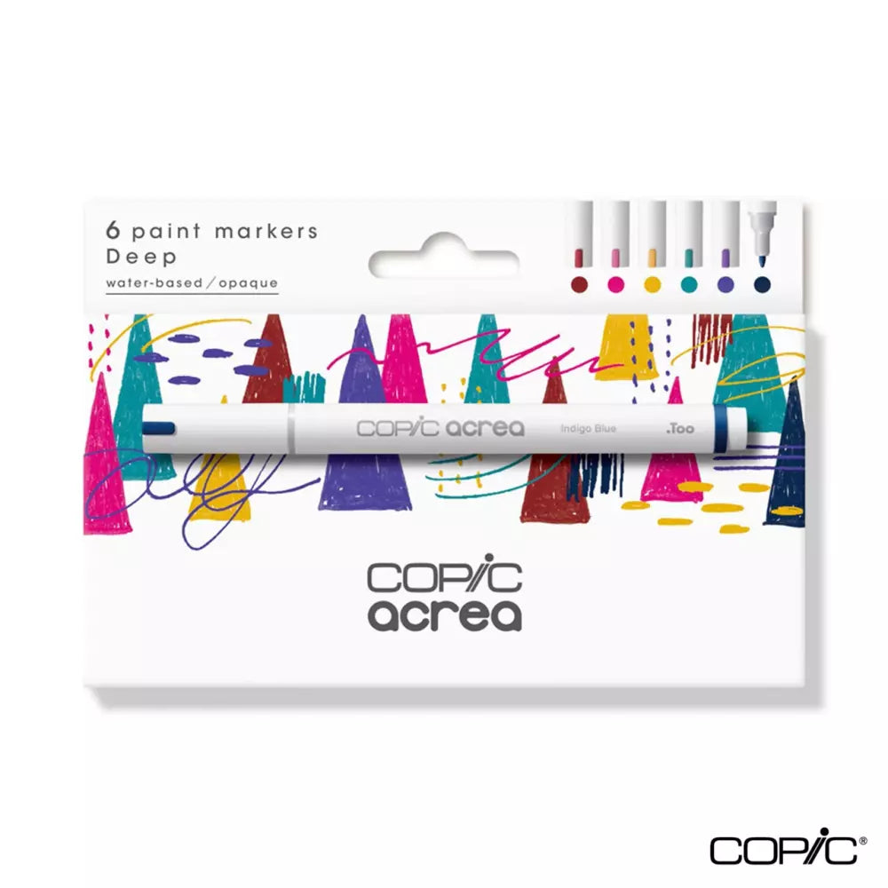 Copic Acrea Marker 6'lı Set Deep