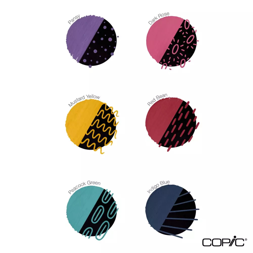 Copic Acrea Marker 6'lı Set Deep