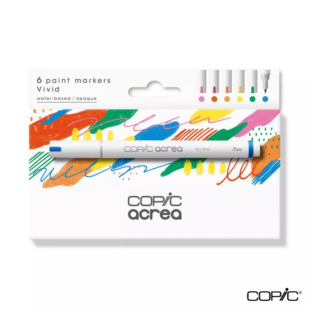 Copic Acrea Marker 6'lı Set Vivid