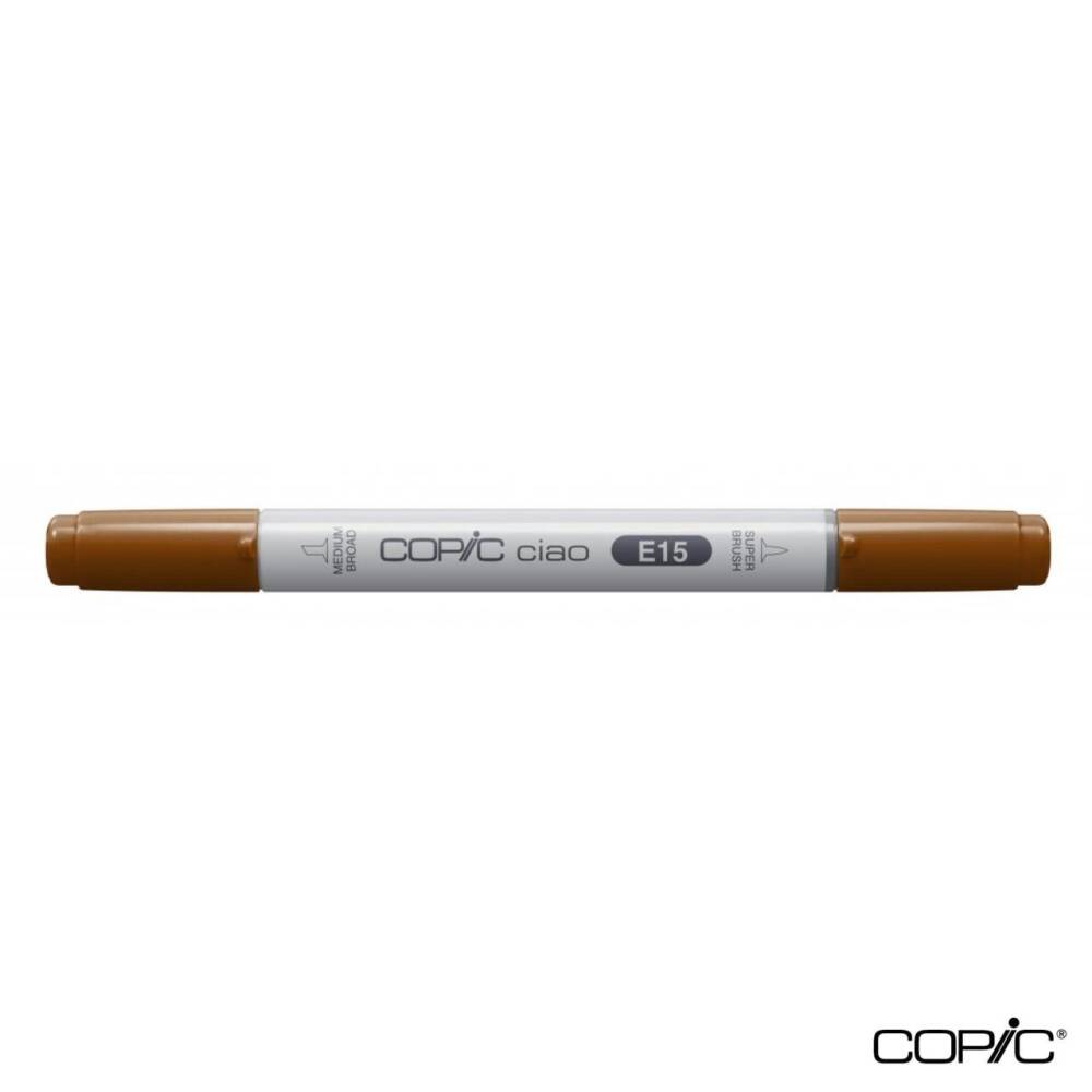 Copic Ciao Marker E 15 Dark Suntan