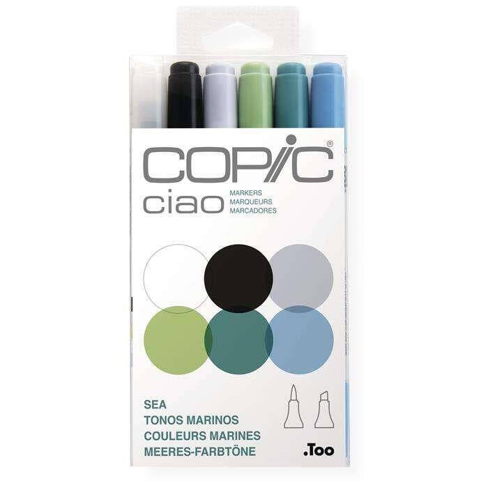 Copic Ciao Set 6'lı Sea Tonları