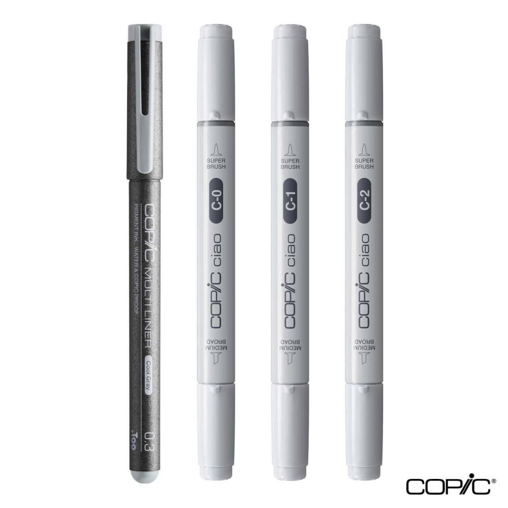 Copic Ciao Shade Set 4'lü Light Cool Gray
