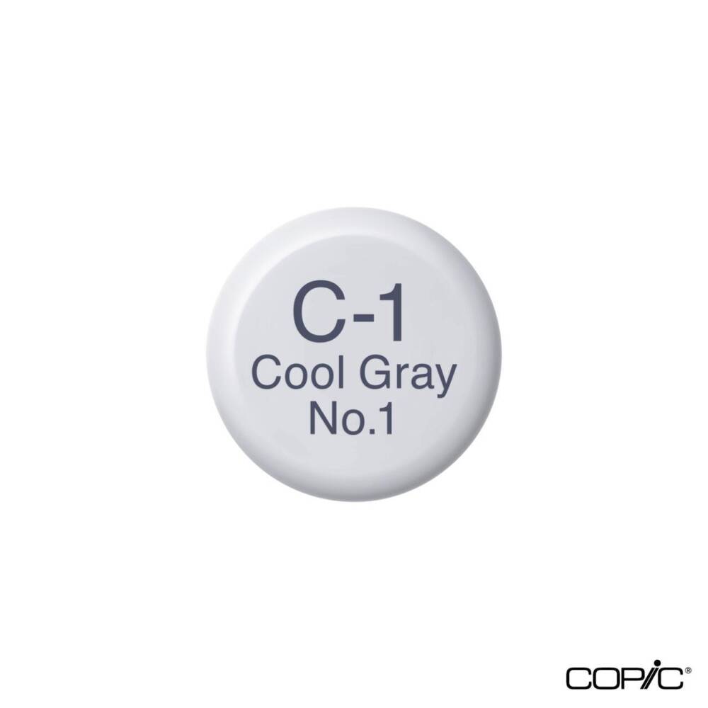 Copic Ink C 1 Akrilik Kalem Mürekkebi Cool Gray