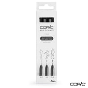 Copic Multiliner Siyah 3'lü Set Broad