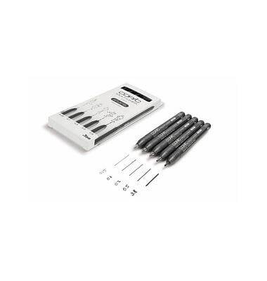 Copic Multıliner Siyah 5'li Set
