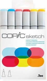 Copic Sketch Perfect Primaries 6'lı Set
